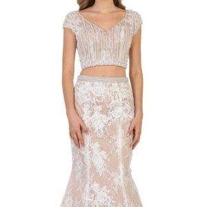 May Queen Two Piece Lace Dress